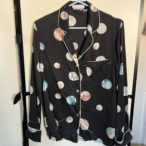 Olivia von Halle silk top